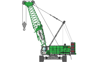 SENNEBOGEN 6140 E Crawler Duty cycle crane pictogram