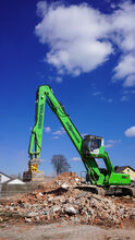 45 t demolition machine, SENNEBOGEN 830, demolition excavator rental