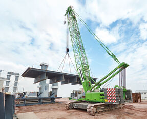 180 t 200 t SENNEBOGEN crawler crane lattice boom 5500 lifting works