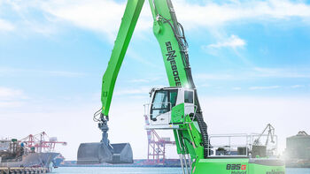 SENNEBOGEN 835 G-Series, material handler with recovery technology, hybrid system