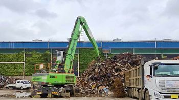 Scrap handling at Korea's oldest steelmaker