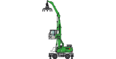 SENNEBOGEN 818 E Mobile compact material handler