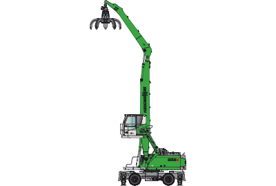 SENNEBOGEN 825 E Mobile compact material handler