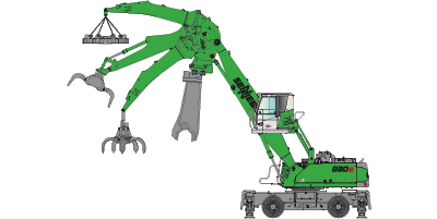 SENNEBOGEN 830 E Vario Tool material handler