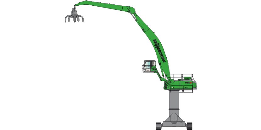 Umschlagbagger SENNEBOGEN 840 E Raupenpylon