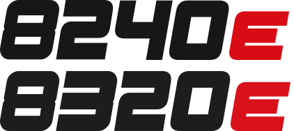 Schriftzug Balance-Umschlagbagger SENNEBOGEN 8240