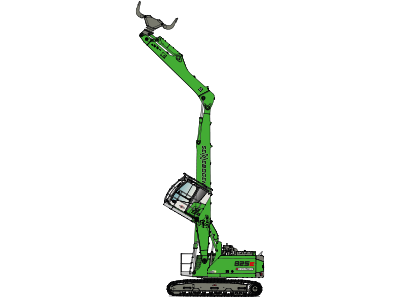 SENNEBOGEN 825 E Demolition excavator