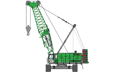 Piktogramm Seilbagger SENNEBOGEN 6140 E Raupe