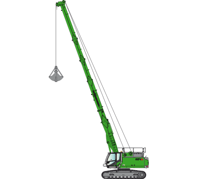 SENNEBOGEN 624 E Crawler Duty cycle crane pictogram