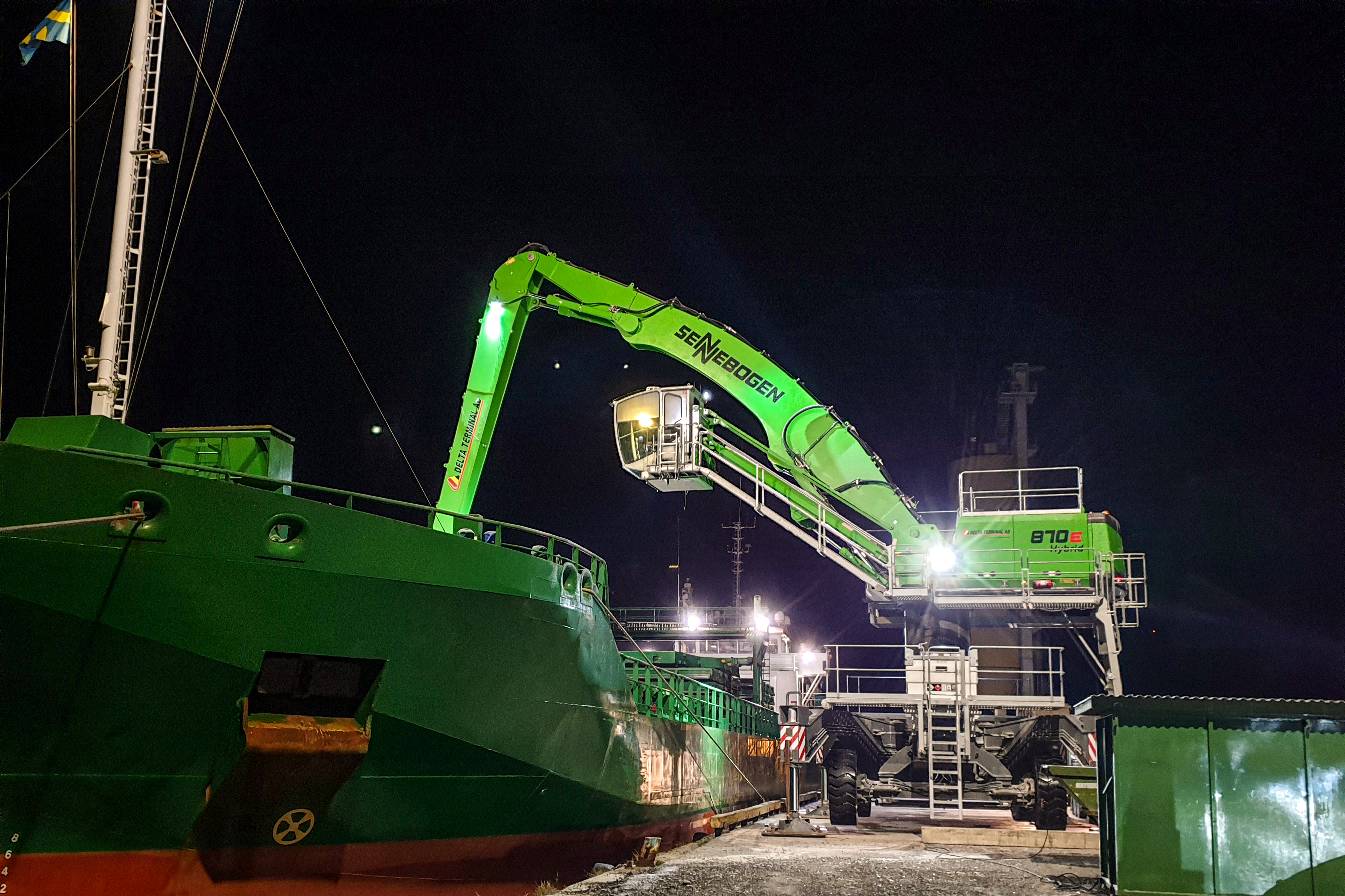 Port logistics simplified: special machine for port operators