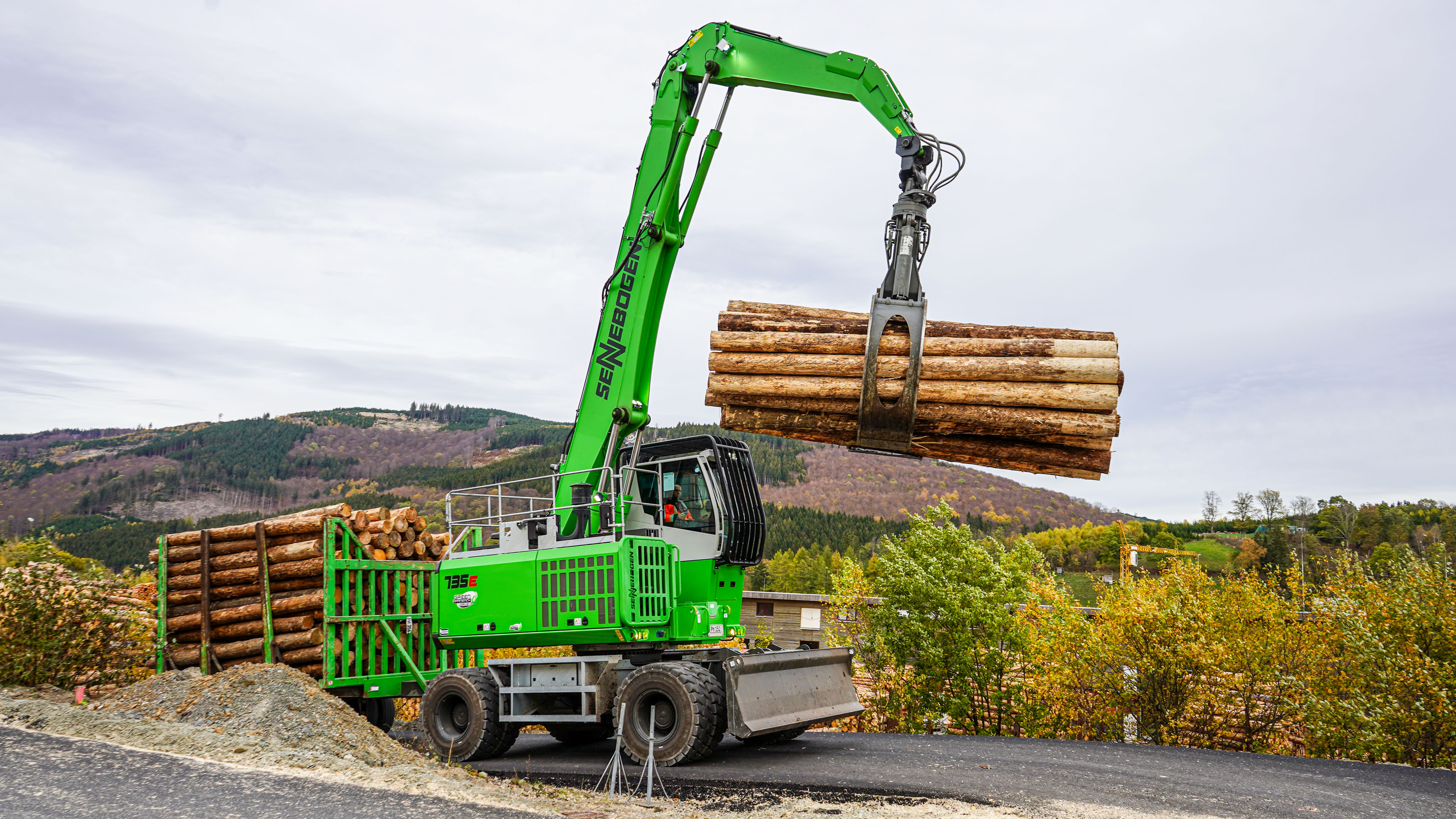 Electrification of timber handling machines in the sawmill l
