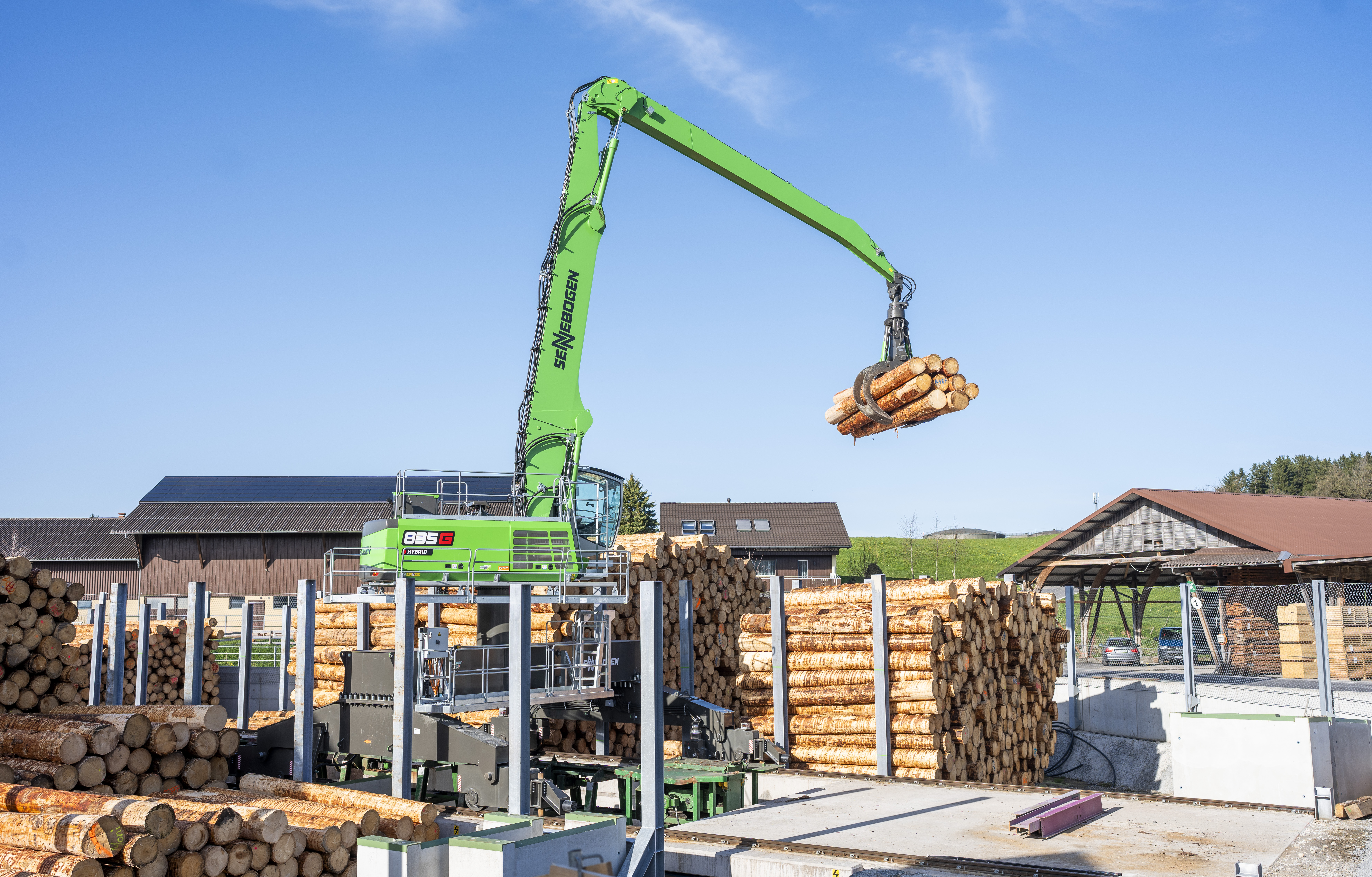 Portallösung im Sägewerk: Leuchtturmprojekt in der Schweiz