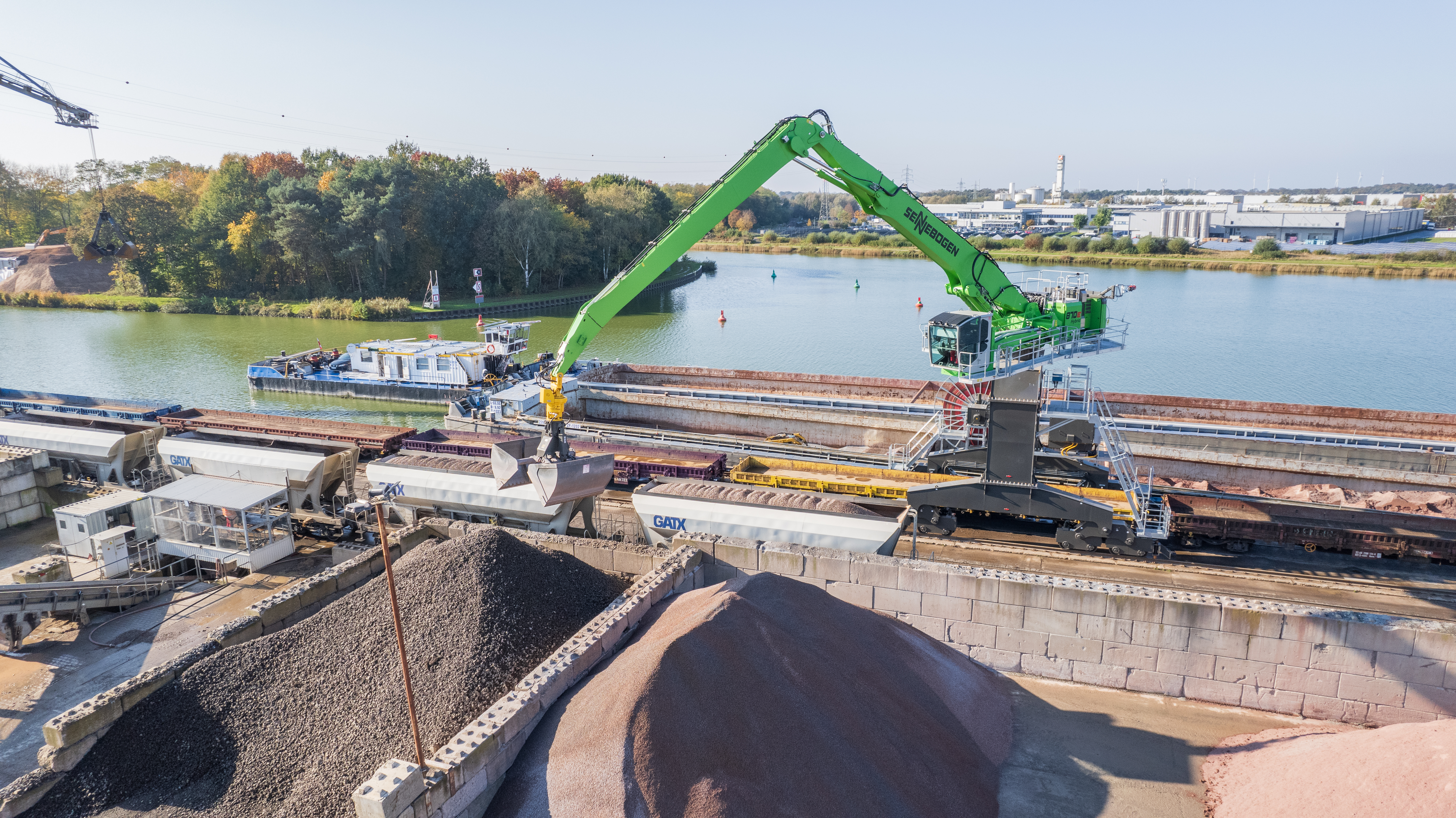 Cranes are being replaced by material handling machine