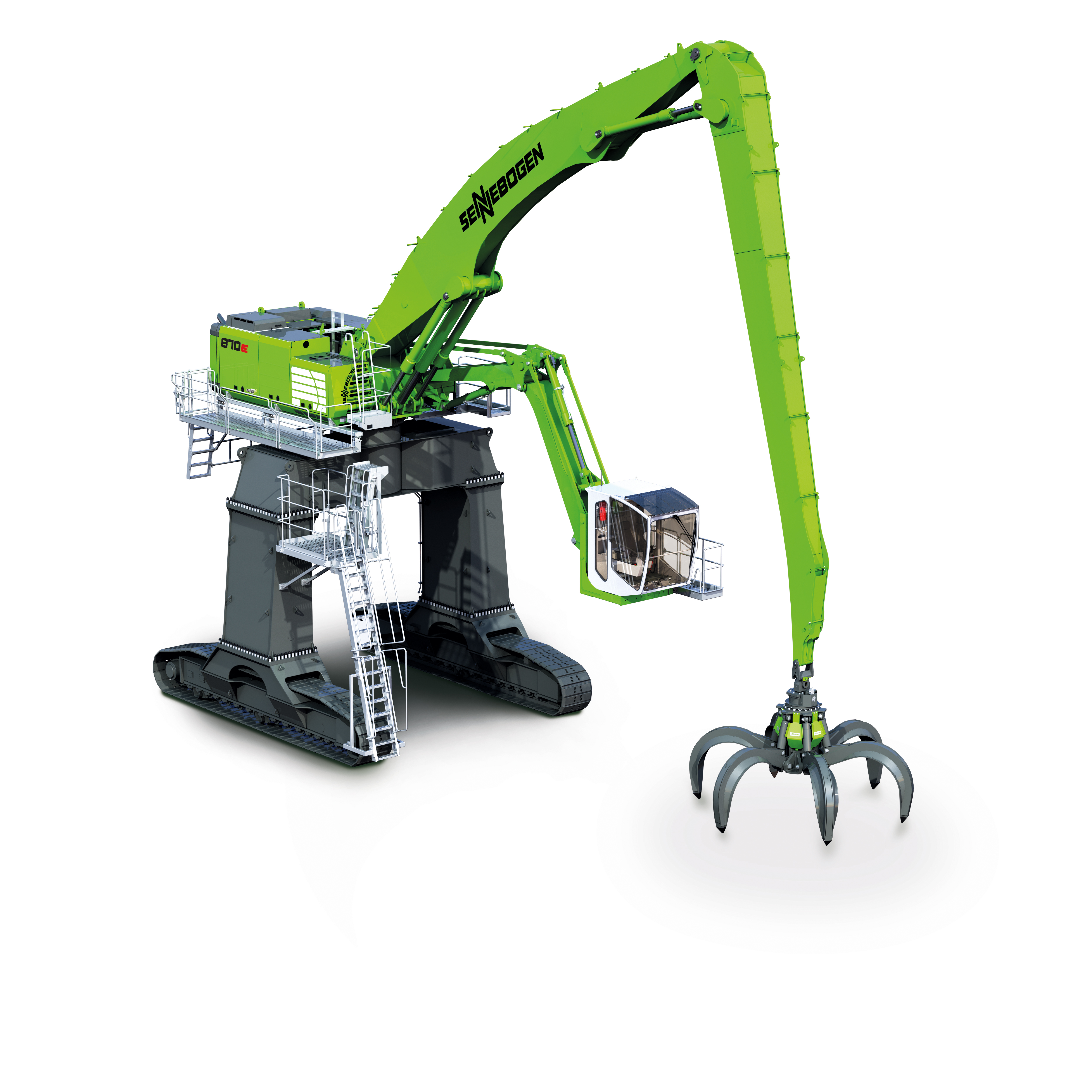 Product launch: SENNEBOGEN 870 E-Series with Green Hybrid energy