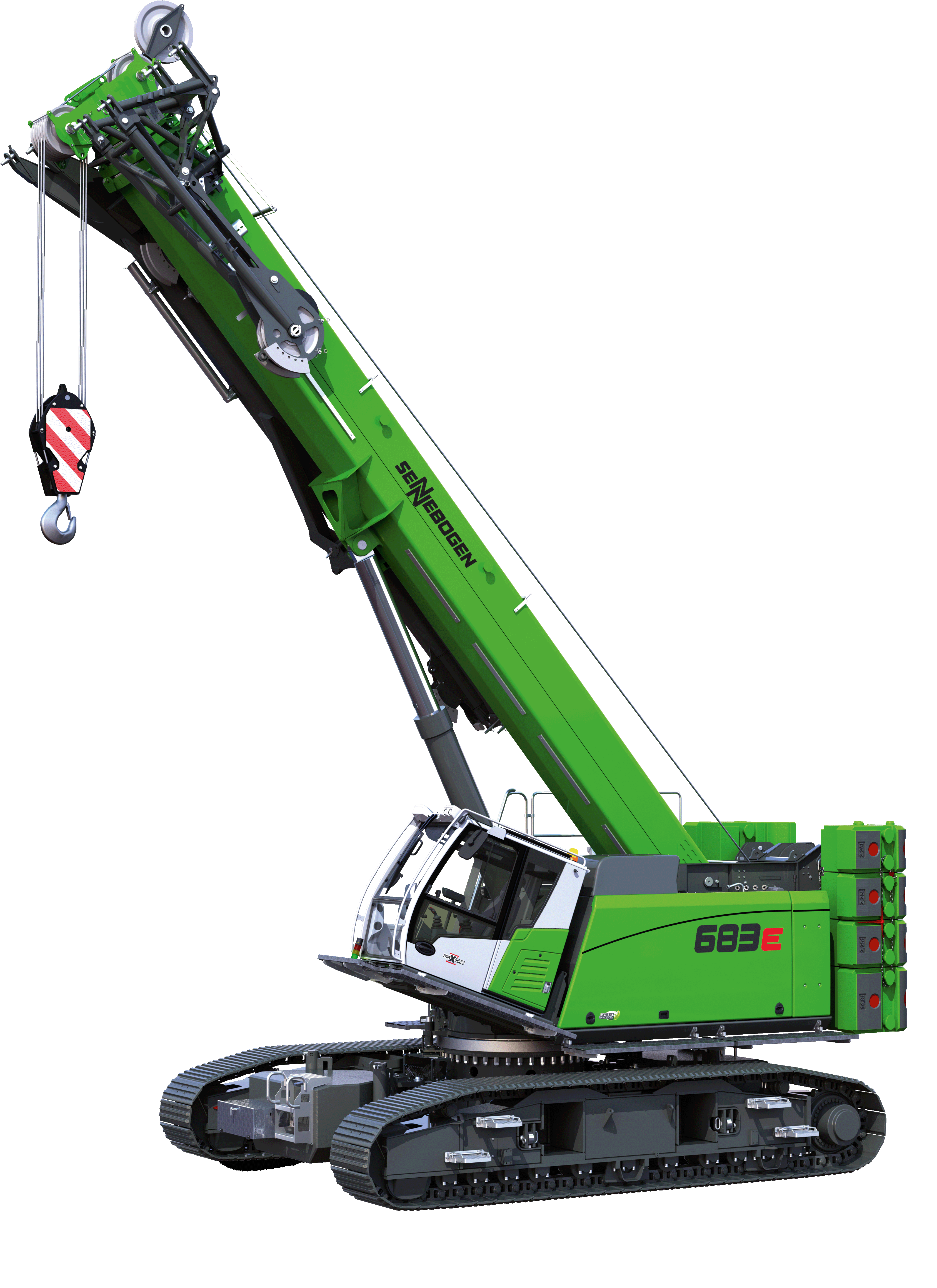 SENNEBOGEN expands crane range: 80 t telescopic crawler crane