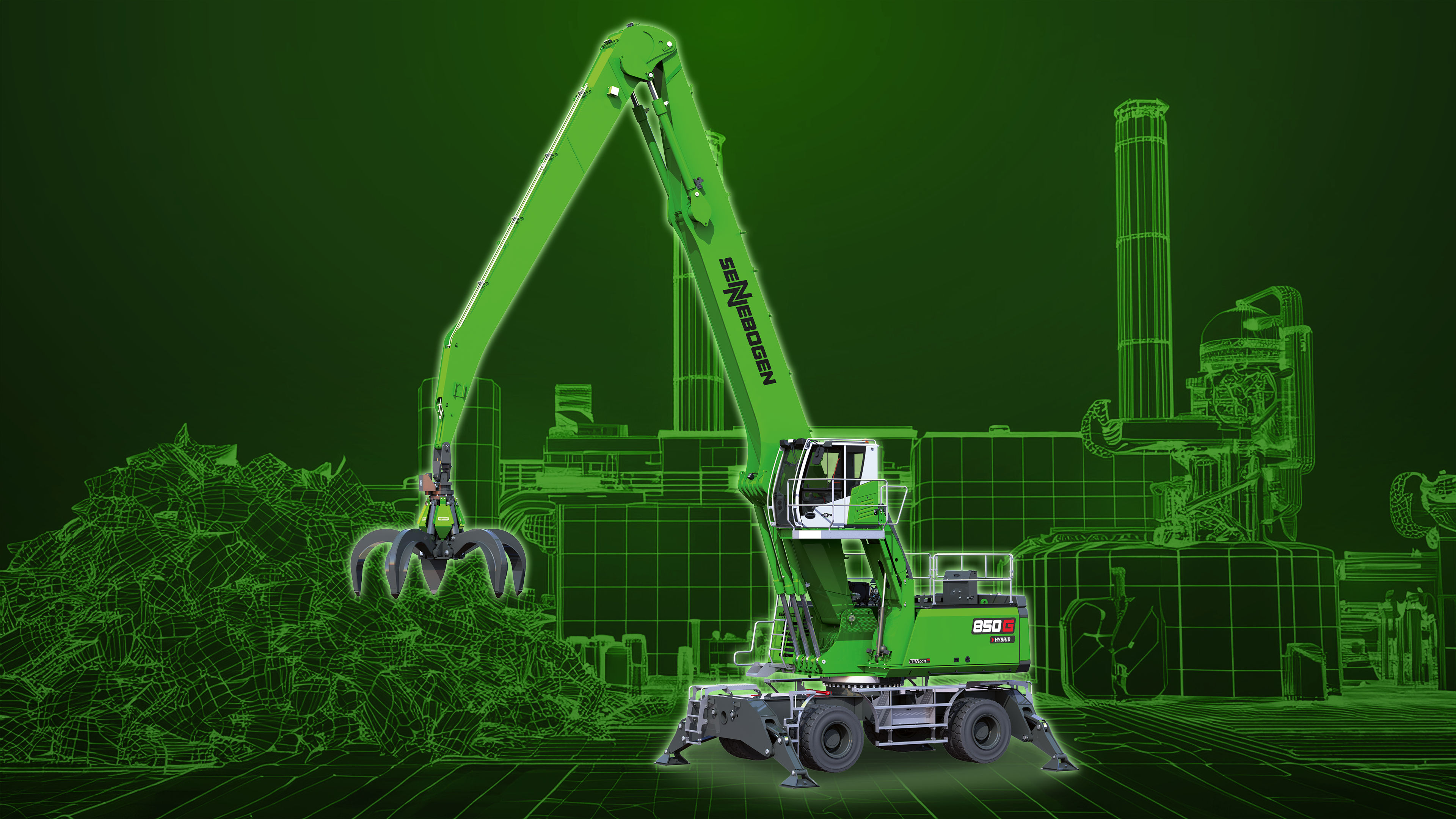 SENNEBOGEN 850 G series with hybrid system