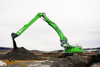 SENNEBOGEN 855 E Hybrid - Gravel extraction