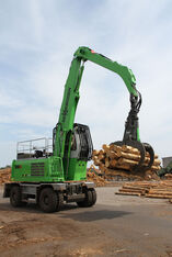 Holzumschlagbagger für Sägewerk SENNEBOGEN 723 E Holzumschlag