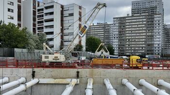 Duty cycle crane SENNEBOGEN 655 HD Crawler special below ground construction