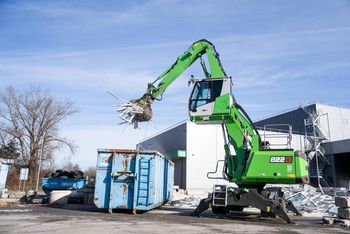 SENNEBOGEN 822 G, material handler for recycling contractor SENNEBOGEN 822 G, material handler for recycling contractor