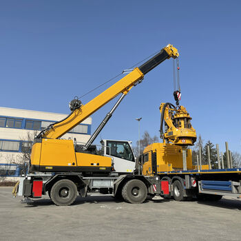 PICK AND CARRY CRANE, SENNEBOGEN 643, Industry, Bauer Schrobenhausen