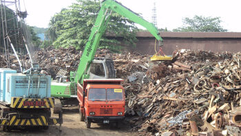 SENNEBOGEN 825 working in Bangladesh