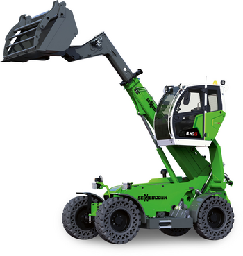 SENNEBOGEN 340 G series, 4 to telehandler with elevating cab