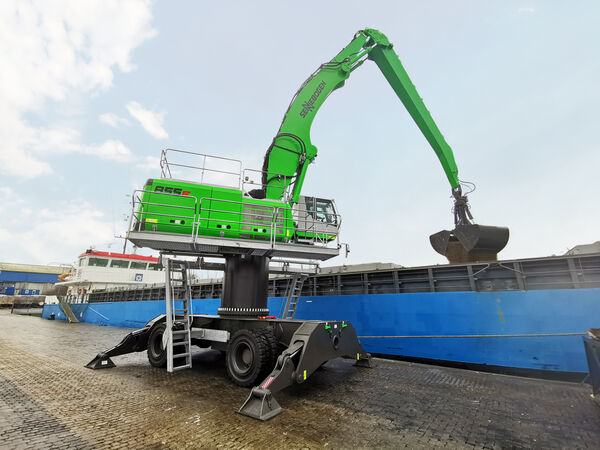 Der SENNEBOGEN 855 E Hybrid im Norden Deutschlands
