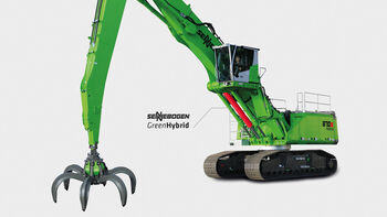 SENNEBOGEN 870 E Hybrid material handler for port handling - hybrid cylinder and energy recovery system