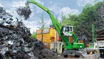SENNEBOGEN 818 in scrap handling