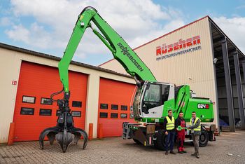 SENNEBOGEN 824 G-Mobilbagger-Recyclingmaschine