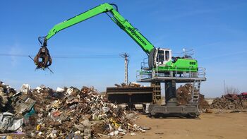 SENNEBOGEN 825 Elektro stationär Umschlagmaschine Umschlagbagger Schrottumschlag