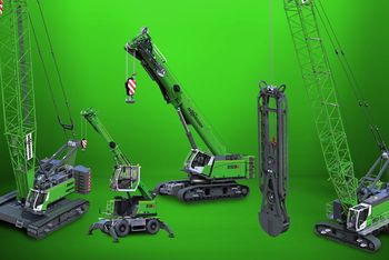 cranes for contruction industry_SENNEBOGEN press releases bauma 2022