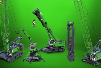 cranes for contruction industry_SENNEBOGEN press releases bauma 2022