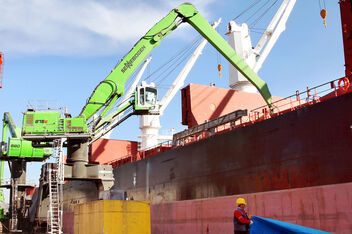 SENNEBOGEN 875 E Crawler Material handler for port handling Bulk cargo