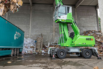 SENNEBOGEN 825, material handler, waste handling, waste logistics