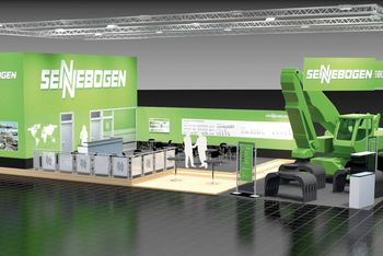 SENNEBOGEN IFAT 2014 818 E-Serie Umschlagmaschine Umschlagbagger Recycling