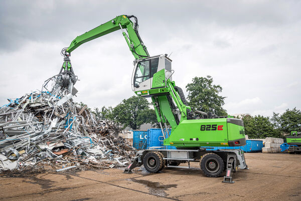 SENNEBOGEN 825, material handler, waste handling, waste logistics