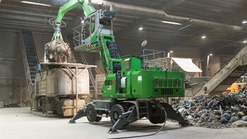 SENNEBOGEN Umschlagbagger / Elektroumschlagbagger / Elektrobagger für Schrott, Recycling und Holz