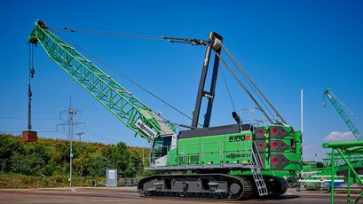 100 t duty cycle crane SENNEBOGEN 6100 E crawler