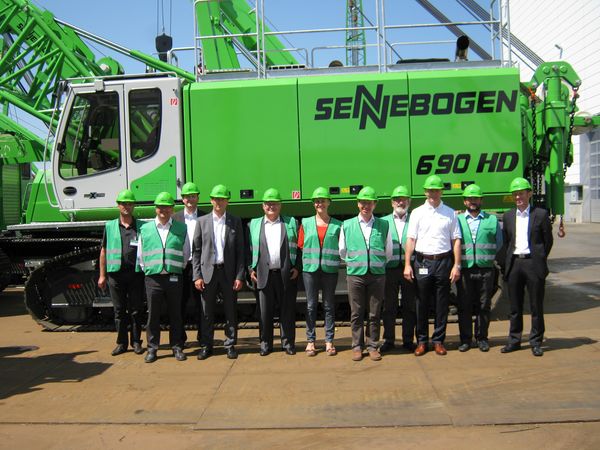 SENNEBOGEN SYGMAT Vertriebspartner Frankfreich Kran Krane Materialumschlag Umschlagmaschine Groupe Vincent hydraulische Hebevorrichtung Ladevorrichtung Schrott Recycling Krantechnik Hebetechnik Hafen Holz