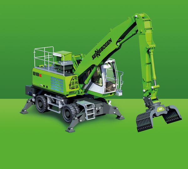 Download (RGB 300 dpi) SENNEBOGEN 818 Electric excavator for economical handling operation