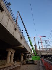 SENNEBOGEN Teleskopkran / Telekran 653 E Raupe Hebearbeiten