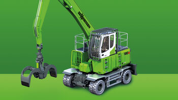 Pick & Carry Umschlagbagger für den Holzumschlag: neuer SENNEBOGEN 730 E-Serie ergänzt Portfolio