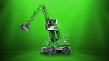 New recycling material handler with 12 m reach, SENNEBOGEN 824 G series