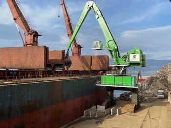 SENNEBOGEN 885 G Hybrid, port handling dredger, handling dredger