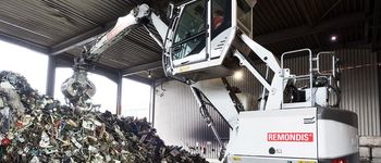  RE­MONDIS ON THE WAY TO A CO2-NEU­TRAL RE­CY­CLING SITE WITH THE 817 E ELEC­TRIC MA­CHINE