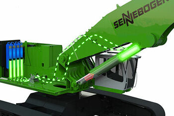 SENNEBOGEN Green Hybrid Energieeinsparungssystem