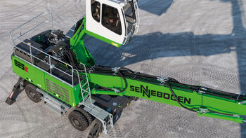 SENNEBOGEN 825 E material handler as the standard in recycling 