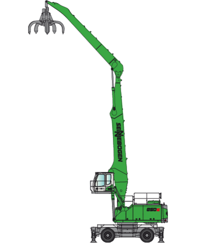 Umschlagbagger SENNEBOGEN 855 E Hybrid Mobil